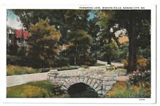 Kansas City Missouri c1920's Mission Hills, Pembroke Lane, stone bridge picture