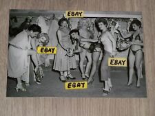 4X6 Vintage Artistic Lingerie Burlesque Photo Patti Waggin Backstage Before Show picture