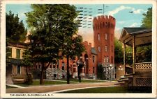 Gloversville NY New York, State Armory Building, Vintage c1922 Postcard picture