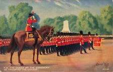 Postcard Queen Ceremony of Trooping the Colour Annual Event London England picture