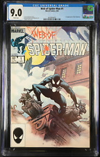 Web of Spiderman #1, CGC 9.0, New Slab White Pages  picture