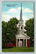 Dearborn MI-Michigan, Chapel Martha-Mary, Religion, Vintage Postcard picture