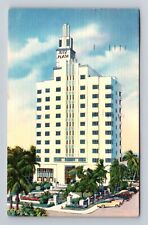 Miami Beach FL-Florida, Ritz Plaza Hotel, Advertising, Vintage Postcard picture
