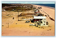 c1950 Aerial View, Greetings from Fenwick Island Maryland MD Posted Postcard picture