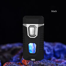 Cigarette Cigar Lighter Torch Double Flame Butane Gas Windproof Metal Lighters picture