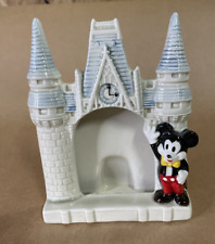 Vintage Walt Disney Mickey Mouse Magic Kingdom Porcelain Picture Frame Japan picture