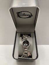 Disney Micky Mouse Women Stainless Steel Charm Bracelet Watch Mk2067 WORKS picture