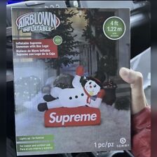 Supreme Large Inflatable Snowman BRAND NEW Authentic Red Box Logo - In Hand ⛄️ picture