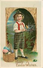 Easter 1920s Vintage Gottschalk Dreyfus & Davis ? Very Shiny Boy Lederhose Bird picture