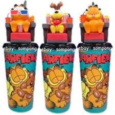 The Garfield Odie Plastic Cup With Topper SF Cinema Theater Original Thailand . picture