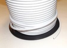 25 FEET OF WHITE PVC 3-WIRE COVERED PULLEY PENDANT LAMP CORD NEW 46626JB picture