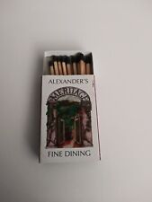 Vintage Wooden Matches From Alexander's Meritage Fine Dining Folsom California picture
