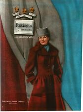 1946 Forstmann Woolen Co. Women's Wear Red Wool Coat Vintage Print Ad picture