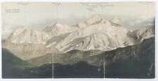 Swiss FRED BOISSANNAS Signed Mont Blanc Mont Maudit 1904 Tri Postcard K20 picture