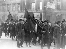 Germany Berlin demonstration of the communists at the 2nd anniv- 1921 Old Photo picture