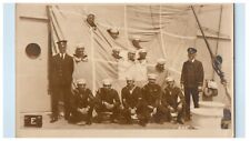 c1920's USS Pittsburgh Sailors After Target Practice RPPC Photo Vintage Postcard picture