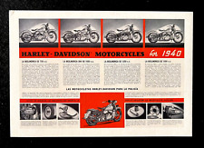 2003 Postcard Harley Davidson Milwaukee WI 1940 Advertisement Card    A5 picture