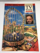 World Series 1989 TV Week Philadelphia Inquirer October 89 Bartlett Giamatti picture