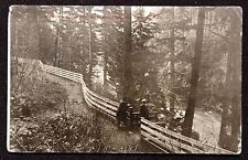 R.P.P.C. of the People Along a Trail, Clackamas River. Estacada, Oregon. 1910's  picture