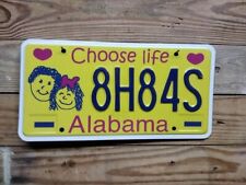 Alabama Expired 2012 Choose Life License Plate Auto Tags 8H84S picture