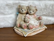 Cherished Teddies Nathaniel & Nellie “It’s Twice As Nice With”1991 Bear Figurine picture