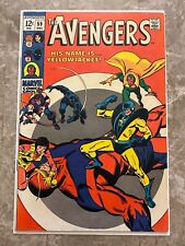 Avengers #59 FN- (Marvel Comics 1968) - Solid copy picture