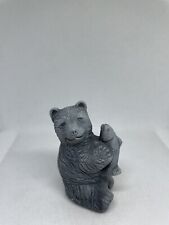 glacial ice age sculptures bear signed JB 1998 Alaska picture