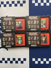 Yugioh Enamel Pins FigPin Mystery Mini Common Set of 4 - All Locked picture