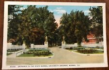 Normal IL-Illinois, Entrance To State Normal University Postcard picture