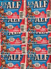1987 US U.S. of Alf Super First Series Stickers 10 Pack Lot Zoot Italy picture