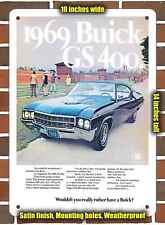 Metal Sign - 1969 Buick GS 400- 10x14 inches picture