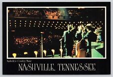 Nashville Tennessee Music City Grand Ole Opry House Performers on Stage Postcard picture