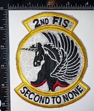 Cold War US Air Force USAF 2nd FIS Fighter Interceptor Squadron Patch picture