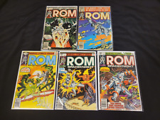 Rom Spaceknight #3, 4, 5, 8, 10 (Marvel, 1979) Mid-Grade Lot of 5 Books. picture