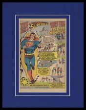 Superman 1977 Special Olympics Framed 11x14 ORIGINAL Vintage Advertisement picture