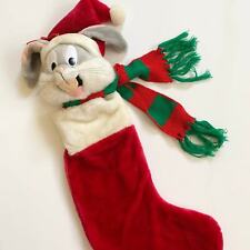 Warner Bros 90s Vintage Bugs Bunny Christmas Stocking picture
