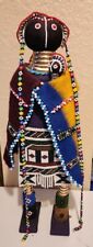 South Africa  Ndebele Tribe Native Folk Art Beaded Doll 24
