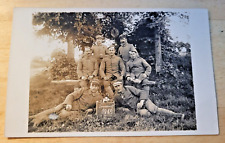 Postcard WW1 German Soldiers In Fouquescourt France 1918 picture