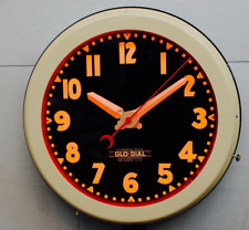 GLO-DIAL NEON CLOCK, RED W/BLACk CAN picture