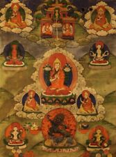 Wonderful Tibet Tibetan 19th Century Old Antique Buddhist Thangka Tsong Kha-pa picture