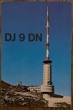 QSL Card  Ludwigshafen Germany Gerhard Stutz DJ9DN 1972 Scenic Transmitter Tower picture