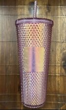 Starbucks Pink Iridescent Disneyland Collection Geometric Studded Tumbler 50th picture