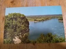 View From Starved Rock State Park Illinois Unposted Postcard picture