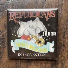 Political button welcome to Republican national convention New Orleans 1988 J1 picture