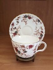 Vintage English Bone China Tea Cup And Saucer Minton Ancestral 1793 picture