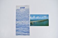 Vintage 1960s Building Chesapeake Bay Bridge Tunnel Brochure Virginia Postcards  picture