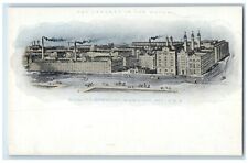 c1910's Schlitz Brewery Buildings Cars Milwaukee Wisconsin WI Antique Postcard picture