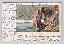 Postcard Arch Rock Santa Catalina Island California posted 1902 picture