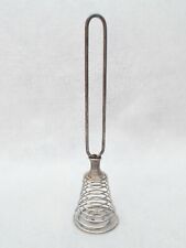 Vintage French Spring Coil Whip Whisk Wire Beater Gravy Mixer picture