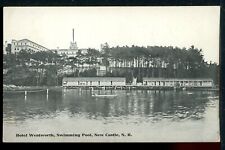 1900's UDB New Castle NH Hotel Wentworth Swimming Pool Historic Vintage Postcard picture
